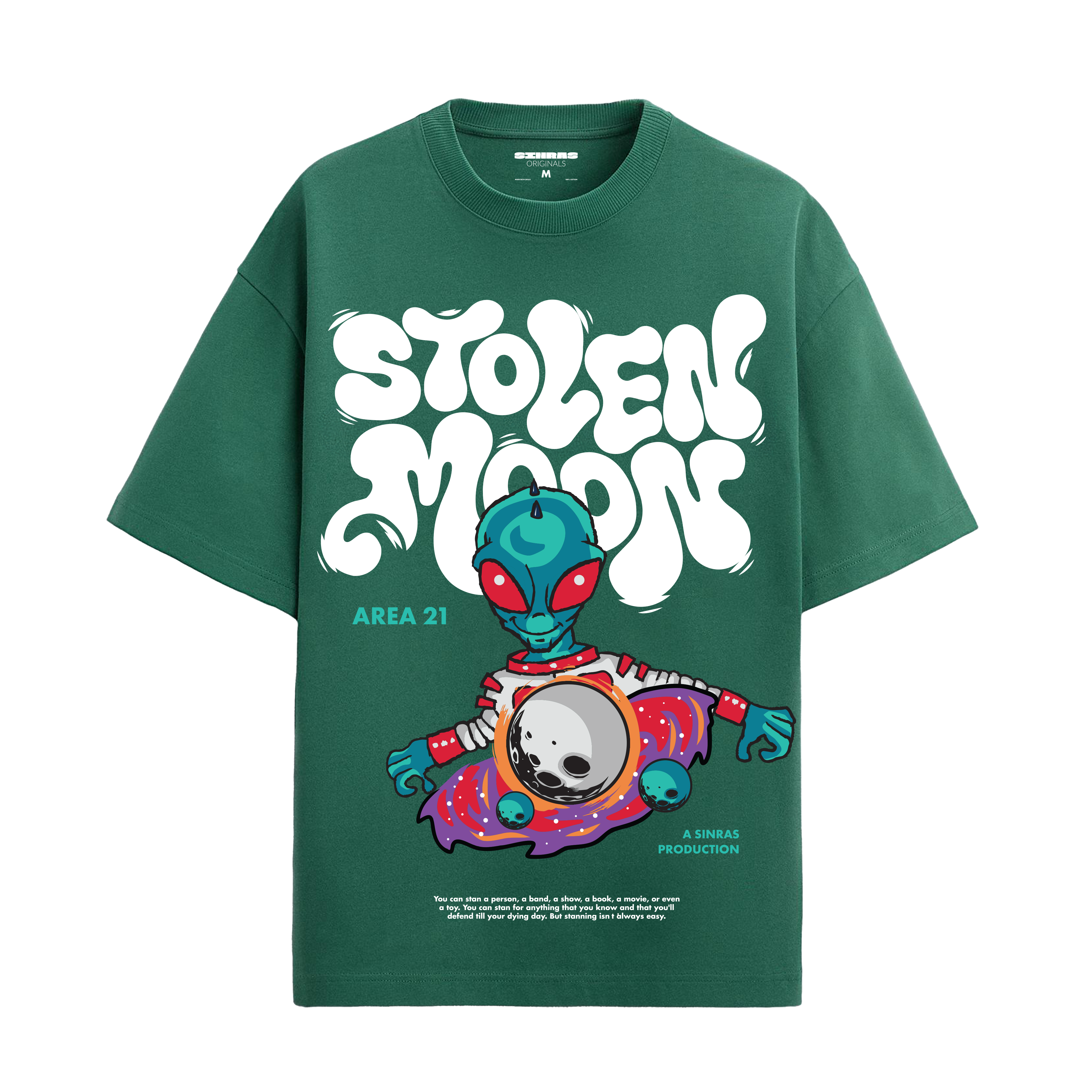 STOLEN MOON OVERSIZED TEE